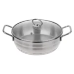 ماهیتابه استیل دستی لوکس 28